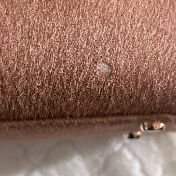 Rare Paige Gamble Livia Snakeskin Fur? Handbag with 2 Snakeskin Gussets - Picture 9 of 11